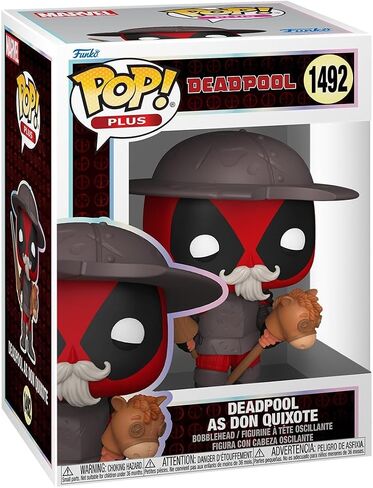 فونكو بوب! بالإضافة إلى ذلك: كلاسيكيات Deadpool الأدبية - Deadpool مثل Don Quixote - شخصية فينيل قابلة للتحصيل - فكرة الهدية - البضائع الرسمية - ألعاب للأطفال والكبار - عشاق الكتب المصورة in Saudi Arabia