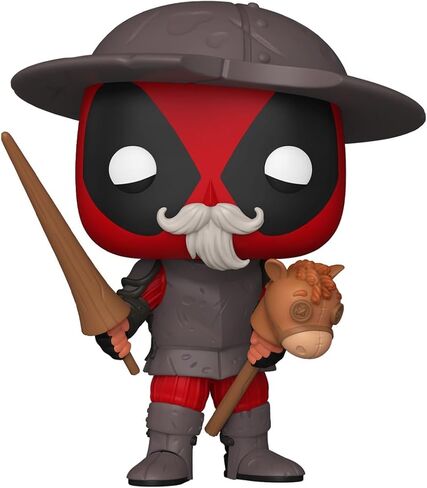 فونكو بوب! بالإضافة إلى ذلك: كلاسيكيات Deadpool الأدبية - Deadpool مثل Don Quixote - شخصية فينيل قابلة للتحصيل - فكرة الهدية - البضائع الرسمية - ألعاب للأطفال والكبار - عشاق الكتب المصورة in Saudi Arabia