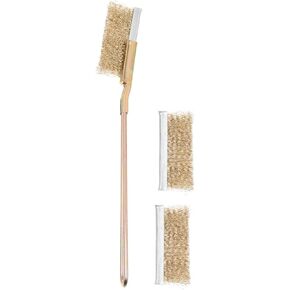 فرشاة قفص بيردبوب 1SET مع شعيرات سلك النحاس الصلب الطويل للتنظيف العميق والأسطح المطلية للأقفاص الببغاء والحيوانات الحيوانية in Kuwait