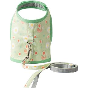GALPADA Cat Vest Harness and Leash Set with Avocado Print Breathable and Adjustable Cat Harness for Kittens for Outdoor Walking and Travel in Kuwait