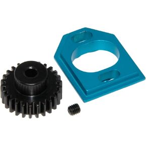Motor Mount & Gear متوافق مع 1/16 MJX Hyper GO 16207 16208 16209 16210 1/14 14209 14210 14211 14301 14302 14303 RC RC CAR MATER MOTOR PINION GEAR Part (Titanium) in Kuwait