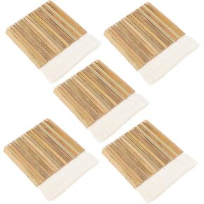 Uonlytech 5pcs الشعر Hake Brush اللوحات الفنية متعددة الأغراض لزيت الألوان المائية والرسم خفيفة الوزن لعمل كبير مفصل للمساحة in Kuwait