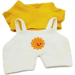 White Yellow Cartoon Duck Clothes Stuffed Duck Clothing for Plush Cotton Skirt Overalls Outfit Clothing Stuffed Animals Clothes Kawaii Plush, Decorations in Saudi Arabia