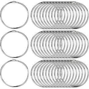 حلقات رابط أوراق فضفاضة 0.76 بوصة (120 حزمة) ، حلقات الكتب المعدنية الصغيرة المطلية بالنيكل لبطاقات الفهرس ، والوثائق ، وسلاسل المفاتيح ، وحرف DIY ، والمكتب ، والمدرسة ، واللوازم المنزلية (0.76 بوصة) in Kuwait