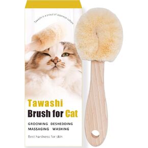 Wablade Cat Brush for Sensitive Cats & Kittens, Soft, 7.9", Made in Japan in Kuwait