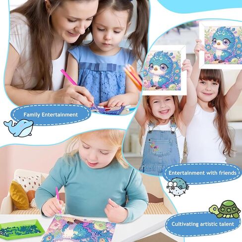 REIVWORL GHOST Diamond Art Kits for Kids ، Ghost Diamond Painting Kits for Kids ، Gem Art Ages 4-8-12 for Gifts and Decor (8 × 8 بوصة) in Kuwait