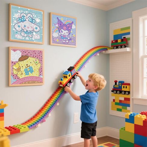 مجموعات فن الماس للأطفال - 4 مجموعات الطلاء الفنية الماس - الفنون والحرف للأطفال الذين تتراوح أعمارهم بين 8-12 in Kuwait