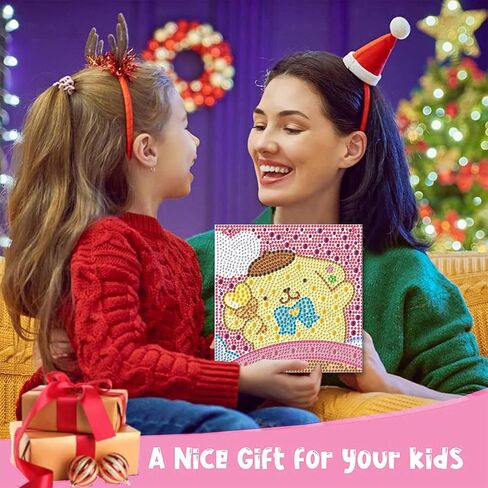 مجموعات فن الماس للأطفال - 4 مجموعات الطلاء الفنية الماس - الفنون والحرف للأطفال الذين تتراوح أعمارهم بين 8-12 in Kuwait