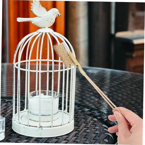 POPETPOP 1Set Bird Cage Brush with Long Handle Steel Copper Wire Bristles for Deep Cleaning and Painted Surfaces for Parrot Cages and Animal Enclosures in Saudi Arabia