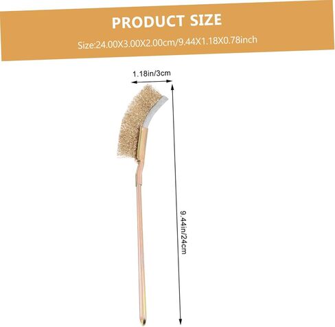 Toyvian 1Set Bird Cage Cleaning Brush Durable Wire Brush with Long Handle for Easy Cleaning Bird Cages Lightweight and Convenient Cage in Saudi Arabia