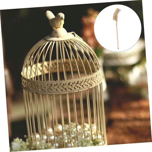 Toyvian 1Set Bird Cage Cleaning Brush Durable Wire Brush with Long Handle for Easy Cleaning Bird Cages Lightweight and Convenient Cage in Saudi Arabia