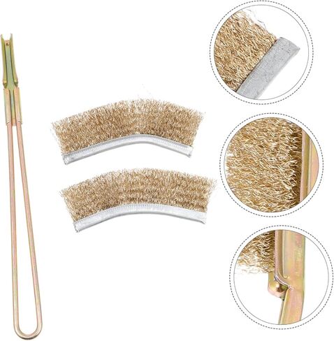 Toyvian 1Set Bird Cage Cleaning Brush Durable Wire Brush with Long Handle for Easy Cleaning Bird Cages Lightweight and Convenient Cage in Saudi Arabia