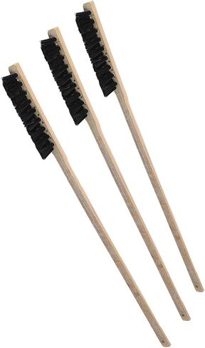 RiToEasysports Cleaning Brush with Long Bird Handle in Durable Wooden Handle 3 Pc for Easy Cleaning of The Owners of Large/Medium Parrots/Small Cages in Saudi Arabia