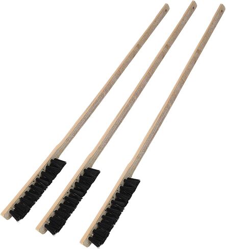 RiToEasysports Cleaning Brush with Long Bird Handle in Durable Wooden Handle 3 Pc for Easy Cleaning of The Owners of Large/Medium Parrots/Small Cages in Saudi Arabia
