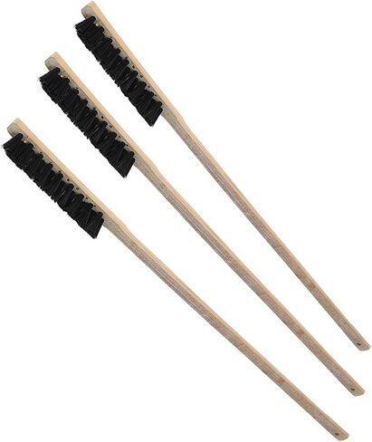 RiToEasysports Cleaning Brush with Long Bird Handle in Durable Wooden Handle 3 Pc for Easy Cleaning of The Owners of Large/Medium Parrots/Small Cages in Saudi Arabia