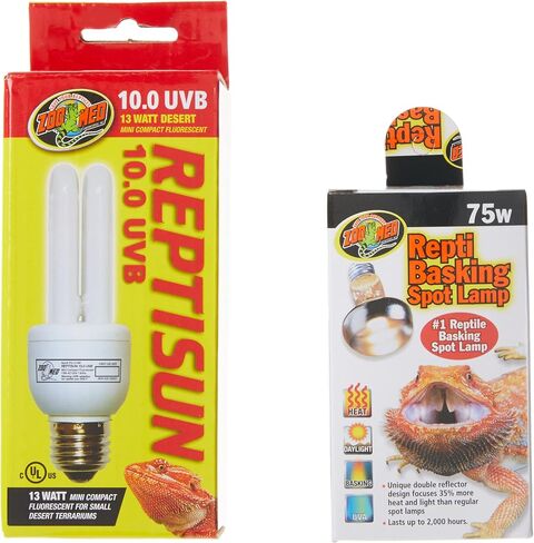 Zoo Med Bearded Dragon Lamp Combo Pack Pack of 2 Bulbs in Saudi Arabia