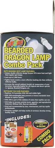 Zoo Med Bearded Dragon Lamp Combo Pack Pack of 2 Bulbs in Saudi Arabia