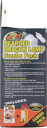 Zoo Med Bearded Dragon Lamp Combo Pack Pack of 2 Bulbs in Saudi Arabia