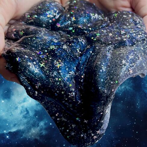 24 Pack Galaxy Slime-Multi Colored Sensory Pitty ، تفضل الحفلات للأطفال ، غير لزجة ، آمنة للبنات والفتيان ، لعبة تخفيف الإجهاد ، لوازم الحفلات in Saudi Arabia