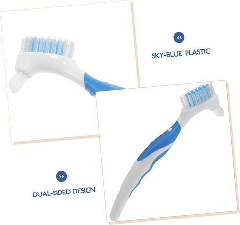 POPETPOP Double-Sided Turtle Shell Cleaning Brush 2pcs Portable Tortoise Care Tool for Removing Dirt and Mud Soft Bristles for Safe Shell Cleaning in Saudi Arabia