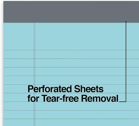Tru Red Staples Notepads ، 8.5 بوصة × 11.75 بوصة ، محكم ، الباستيل ، 50 ورقة/لوحة ، 12/كرتون (TR59907/TR573VS) in Saudi Arabia
