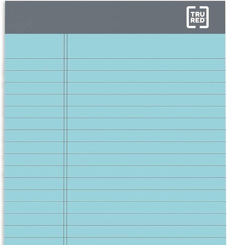 Tru Red Staples Notepads ، 5 بوصة × 8 بوصة ، محكم الضيق ، الباستيل ، 50 ورقة/لوحة ، 18/الكرتون (TR59898/TR573VS) in Saudi Arabia
