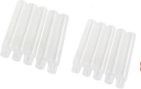 10Pcs Clear Plastic Chalk Holders Chalk Stick Holder Adjustable Cover Drawing Board Clips for School Classroom Office, School, Writing and Correction Supplies in Saudi Arabia