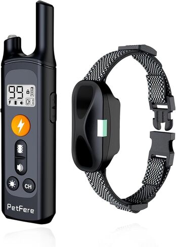 Dog Shock Collar for - (10-110lbs) Waterproof Rechargeable Electric Dog Training Collar with Remote for Small Medium Large Dogs with Beep Vibration Safe Shock Modes in Saudi Arabia