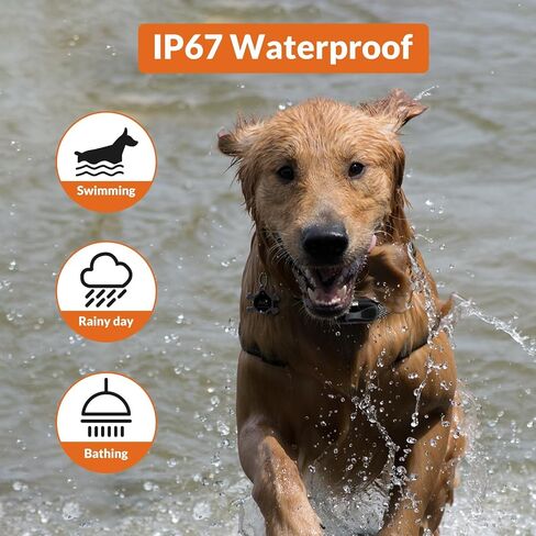 Dog Shock Collar for - (10-110lbs) Waterproof Rechargeable Electric Dog Training Collar with Remote for Small Medium Large Dogs with Beep Vibration Safe Shock Modes in Saudi Arabia