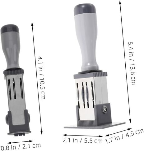 Angoily 2pcs Handheld Date Stamp Small Multi-use Date Stamper for Contracts Certificates Documents Construction for Office Home School Use in Saudi Arabia