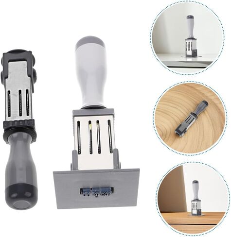 Angoily 2pcs Handheld Date Stamp Small Multi-use Date Stamper for Contracts Certificates Documents Construction for Office Home School Use in Saudi Arabia
