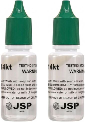 Waytest 14K اختبار الذهب حل المحدد نقاء للمجوهرات خردة المعادن الثمينة 2 زجاجات in Saudi Arabia