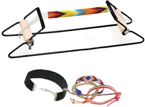 Gatuida DIY الديكور ، تلوح في الأفق المجوهرات المصنوعة من الفولاذ المقاوم للصدأ صنع الجهاز لأساور قلادات الأحزمة سهلة الاستخدام آلة الحياك in Kuwait
