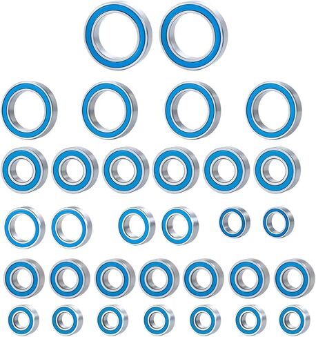 Compatible with Redcat for Gen8 1/10 RC Crawler Car Truck Accessories Upgrade Parts 32Pcs Wheel Hub Sealed Bearing Kit RC Repair Parts in Saudi Arabia