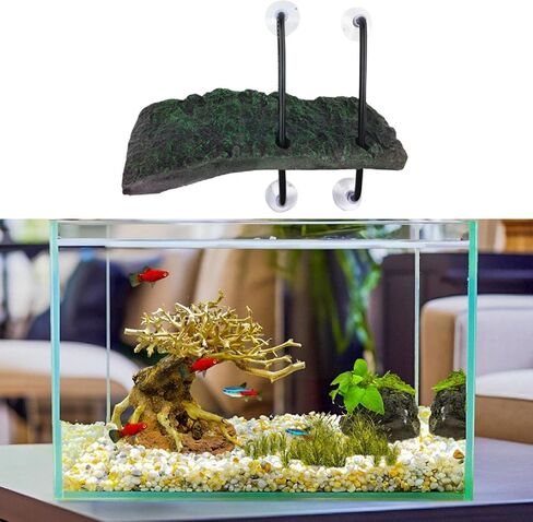 بالنسبة للسلاحف المائية ، من السهل تثبيت ، للتسلق ، للزواحف ، geckos ، الضفادع والبرمائيات ، 20cmx9cmx18cm in Kuwait