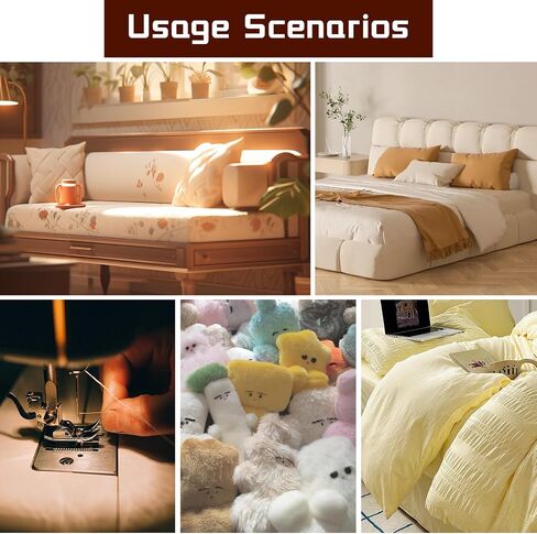 Upholstery Quilt Batting, 36 Inch x 5 Yards Polyester Batting Multipurpose Wadding Fabric Fiber Stuffing for Cushion Pillows, Bedspreads, Padding, Interior Decoration Stuffing - Crafts in Saudi Arabia