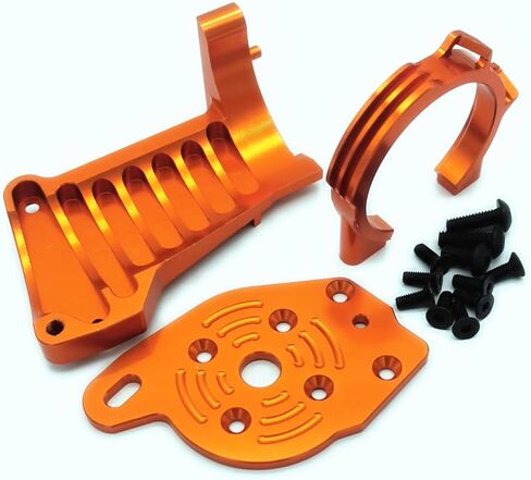 Aluminum Motor Mount Orange for Traxxas 1/10 MAXX Maxx Slash 8960 in Saudi Arabia