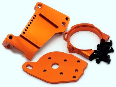 Aluminum Motor Mount Orange for Traxxas 1/10 MAXX Maxx Slash 8960 in Saudi Arabia