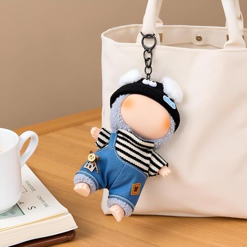 مجموعة ملابس الدمية لدمى 6.7 بوصة/5.9 بوصة-ملابس الأزياء الراقية الفاخرة مع الملحقات المناسبة ، Sunhat الأنيقة (بدون دمى) in Kuwait