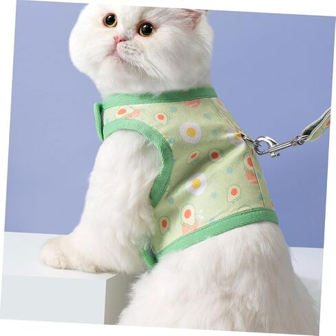 BESPORTBLE Cat Leash Pet Training Strap Harness Vest Avocado Patterns Indoor Cats in Saudi Arabia