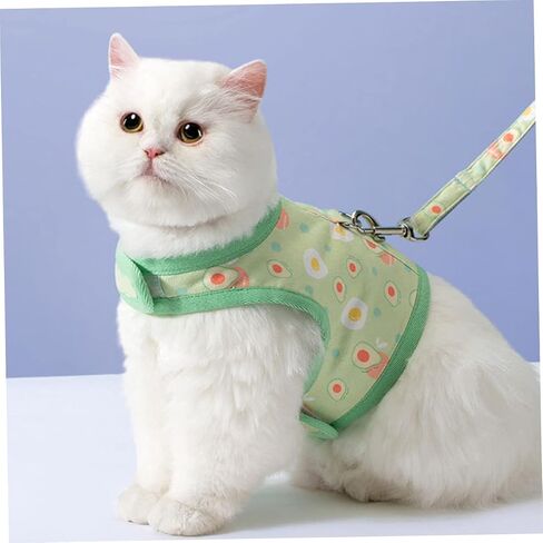 BESPORTBLE Cat Leash Pet Training Strap Harness Vest Avocado Patterns Indoor Cats in Saudi Arabia