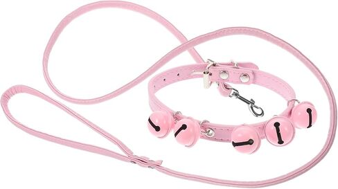 Pet Cat Dog Cold Leash with Bell Pink Pulling Rope للاستخدام اليومي لممارسة رياضات الحيوانات الأليفة في الهواء الطلق للكلاب القطط in Saudi Arabia