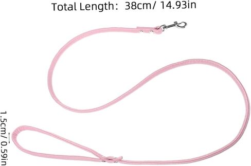 Pet Cat Dog Cold Leash with Bell Pink Pulling Rope للاستخدام اليومي لممارسة رياضات الحيوانات الأليفة في الهواء الطلق للكلاب القطط in Saudi Arabia