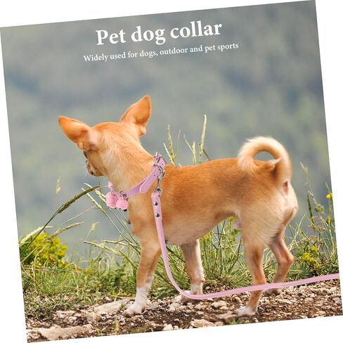 Pet Cat Dog Cold Leash with Bell Pink Pulling Rope للاستخدام اليومي لممارسة رياضات الحيوانات الأليفة في الهواء الطلق للكلاب القطط in Saudi Arabia