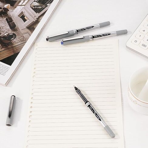 eyeye Black Rollerball Pens 1.0mm 12 Pack ، Roller Ball Pen Bold Point Quick Dry ، Liquid Bens Point Point Smooth Write Pen للتغلب على المجلات ، والمكتب ، واللوازم المدرسية in Saudi Arabia