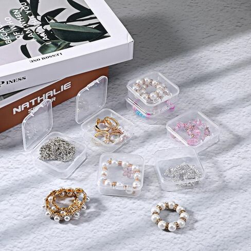 93pcs منظم حبة وتخزين ، صندوق منظم حبة بلاستيكية شفافة مع حاويات تخزين حبة شفافة مفصلية. in Kuwait