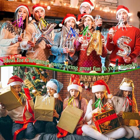 24 PCS Glitter Love Makers Plower Metallic Party Party for Complets Birthday Treavation Year New Year Party Forms Supplies (Gold) in Kuwait