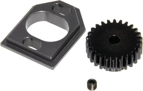 Motor Mount & Gear Compatible with 1/16 MJX Hyper Go 16207 16208 16209 16210 1/14 14209 14210 14211 14301 14302 14303 Upgrade Rc Car Metal Motor Pinion Gear Hold Part Replacement(Titanium) in Saudi Arabia