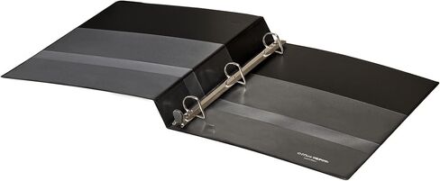 Office Depot® Brand Heavy-Duty View 3-Ring Binder, 1" D-Rings, Black, 49% Recycled, Pack Of 4 in Saudi Arabia