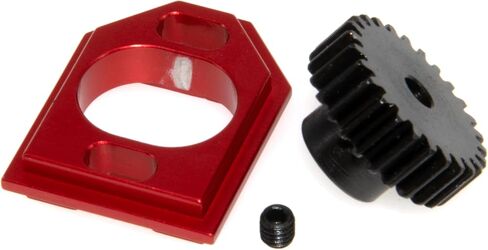 Motor Mount & Gear Compatible with 1/16 MJX Hyper Go 16207 16208 16209 16210 1/14 14209 14210 14211 14301 14302 14303 Upgrade Rc Car Metal Motor Pinion Gear Hold Part Replacement(Titanium) in Saudi Arabia